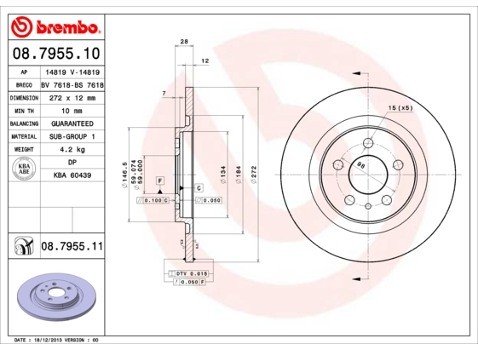 BREMBO 08.7955.11