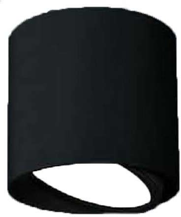 Orlicki Design Downlight LAMPA sufitowa Neo nero mobile metalowa OPRAWA okrągła spot tuba czarna Neo nero mobile