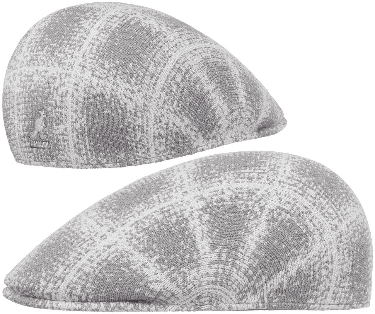 Kangol Płaski Kaszkiet Grunge Plaid 507 by szary, XL (60-61 cm)