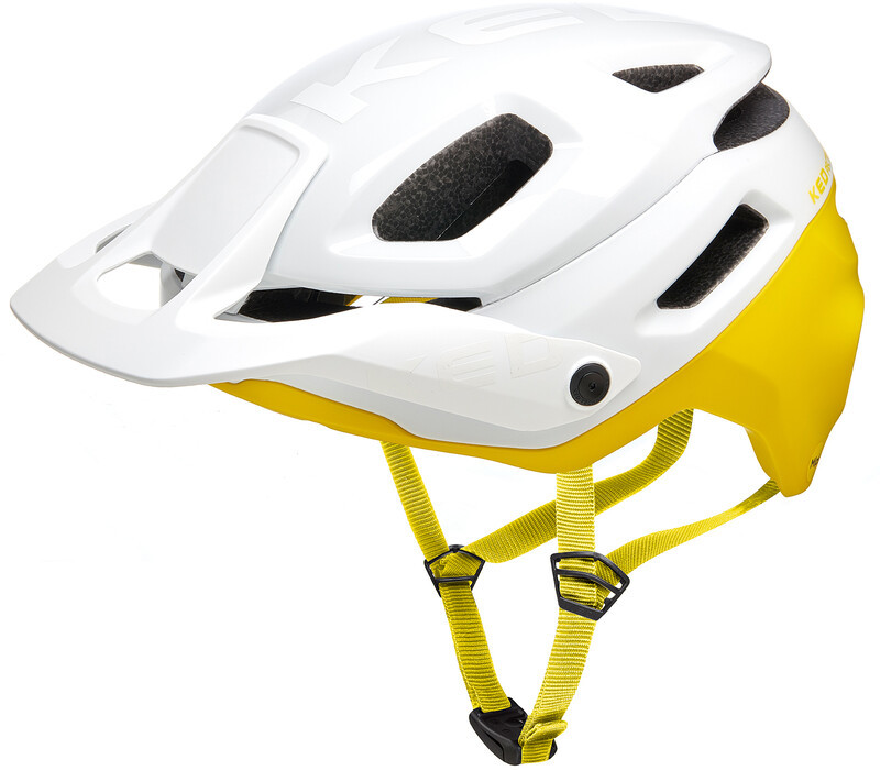 KED Pector ME-5 Helmet, biały/żółty L | 56-61cm 2022 Kaski MTB