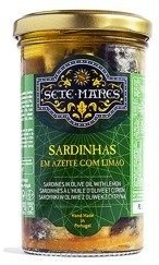 Sete Mares Sardynki w oliwie z oliwek z cytryną 250g Sete Mares