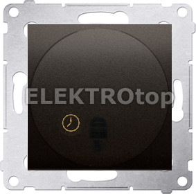 Kontakt Simon SIMON SIMON DWC10P.01/46 | Łącznik z opóźnieniem wyłaczenia z przekaźnikiem 8(2) A, 230V~ brąz mat DWC10P.01/46