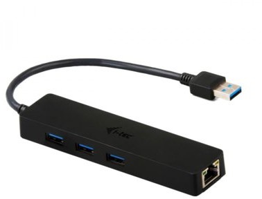 i-Tec Pretec HUB USB HUB 3 Port USB 3.0 + Gigabit Ethernet Adapter U3GL3SLIM