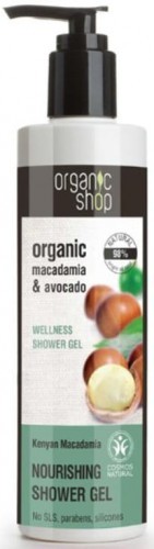 ORGANIC SHOP (kosmetyki) Żel pod prysznic odżywczy kenijskie orzechy macadamia - Organic Shop - 280ml BP-4744183011502