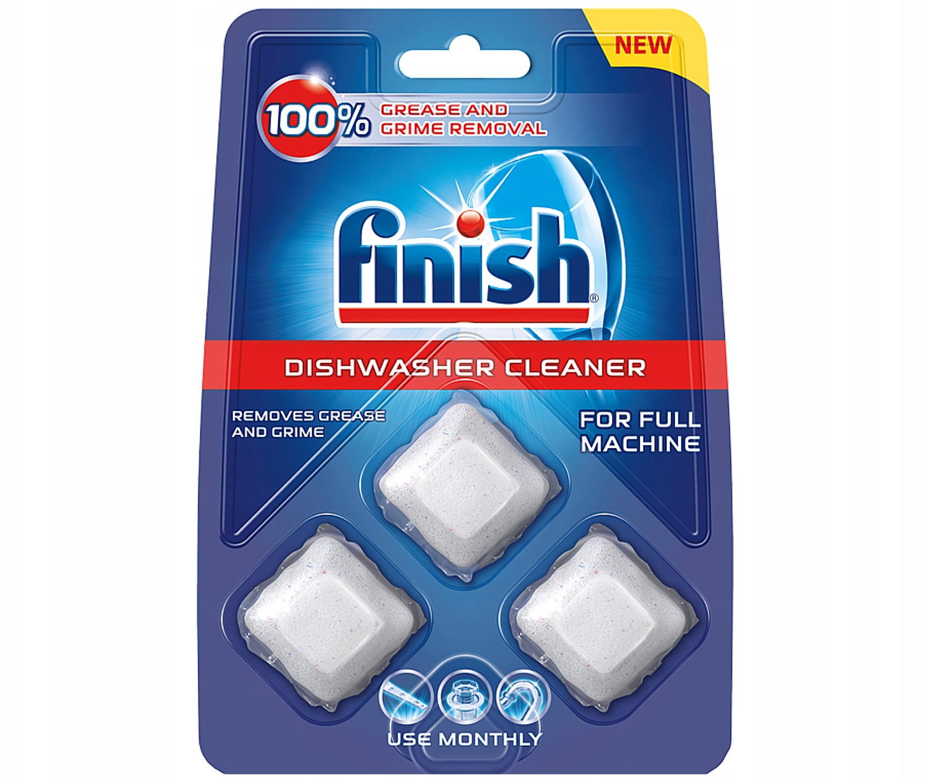 Finish Czyścik Zmywarki Tabletki Czyszczące 3szt