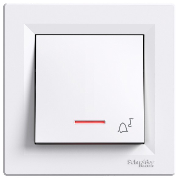 Schneider Electric Przycisk dzwonek Asfora biały