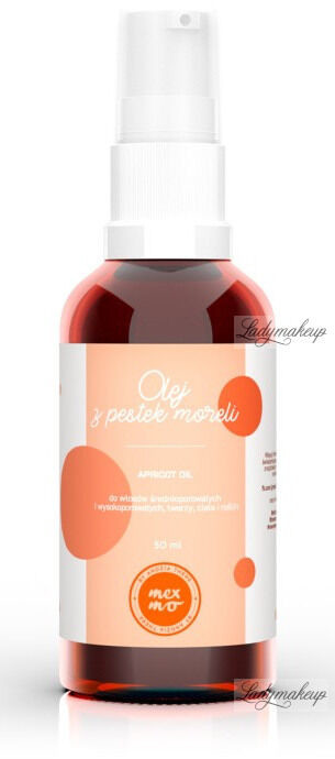 Mexmo - Apricot Oil - Olej z pestek moreli do średnio i wysokoporowatych, twarzy i ciała - 50 ml