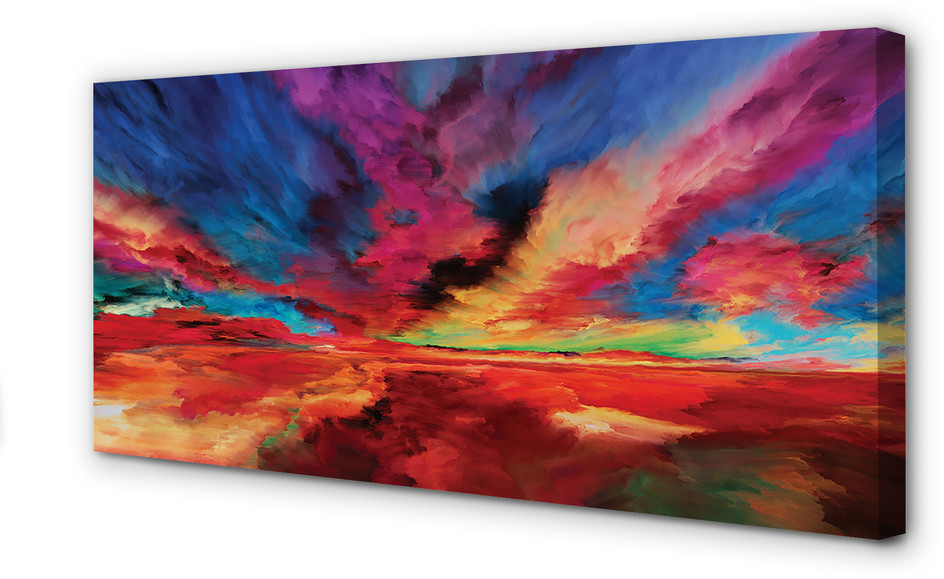 PL Tulup Obrazy na płótnie Kolorowe fraktale 100x50cm