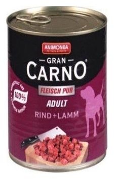 Animonda GRANCARNO ADULT WOŁOWINA + JAGNIĘCINA 12x800G