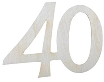 Petra's Bastel News Petra's Bastel-News A-gez3340 dekoracja ściółkowa, 20 X liczby urodzinowe, 33 MM A-GEZ3340