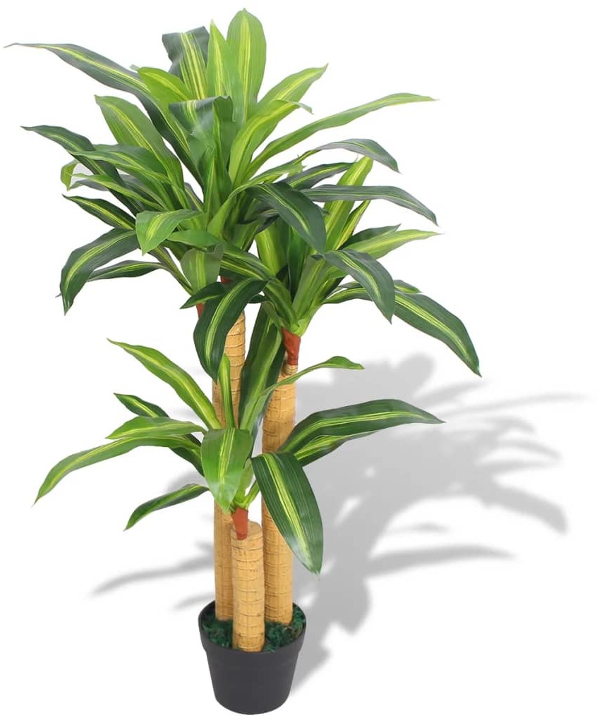 vidaXL Sztuczna dracena z doniczką, 100 cm, zielona