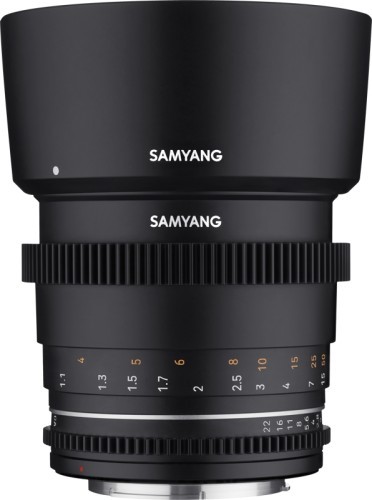 Samyang 85 mm T1.5 VDSLR MK2 Canon EF