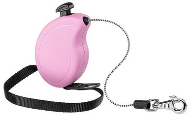 Ferplast Flippy One Cord Mini Smycz automatyczna Linka 3 m Różowy