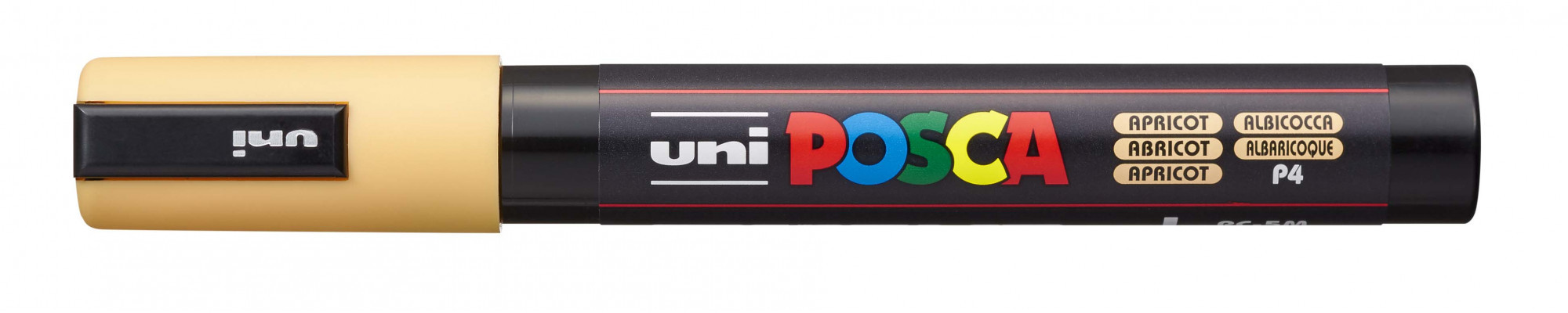 Uni Marker Posca PC-5M z farbą plakatową pastelowy-morelowy MAP.433