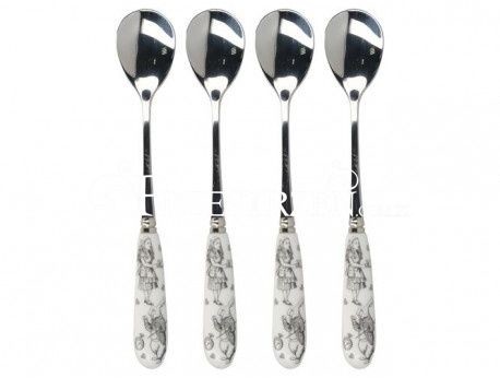 Creative tops ŁYŻECZKI DESEROWE - V&A Alicja w Krainie Czarów - KOMPLET 4 SZT. 5227080