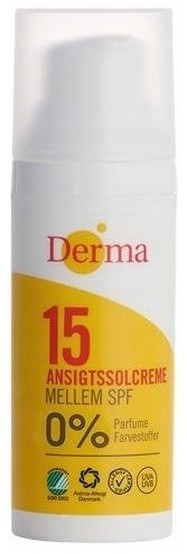 Derma Derma Sun Ansigtssolcreme SPF15 krem przeciwsłoneczny do twarzy 50ml