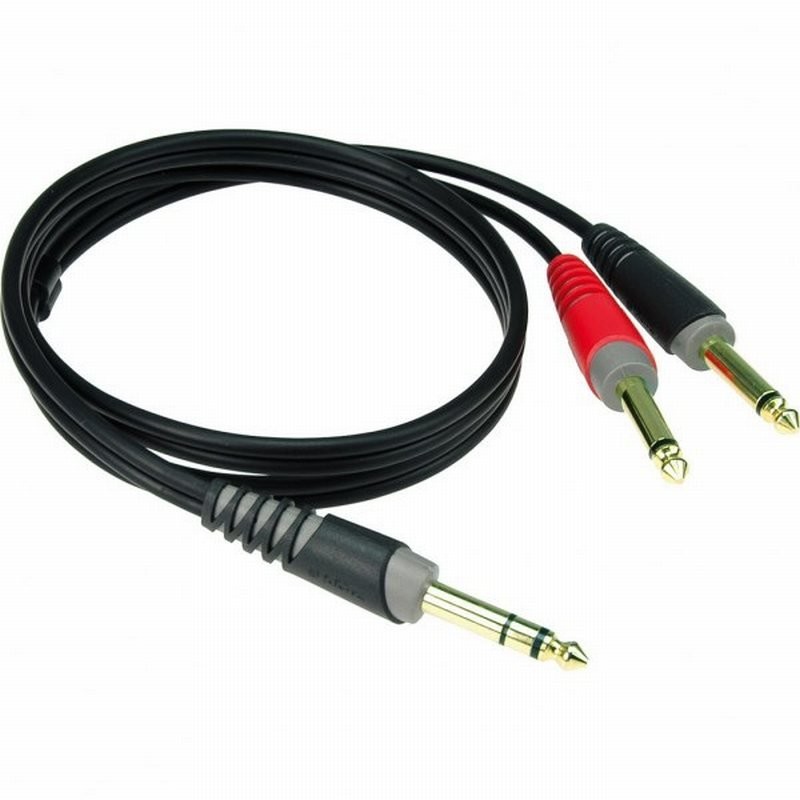 Klotz Klotz AY1-0100 Kabel Audio Jack 3p - 2x jack 2p 1m