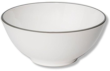 Gmundner Keramik Gmundner ceramika manufaktura 0170suse20 szara krawędź, miska średnica 20 cm