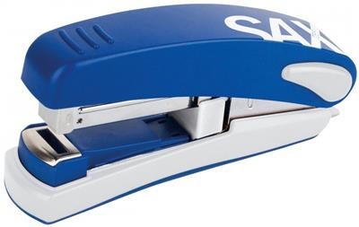 Sax Zszywacz SAXDesign 539, zszywa do 30 kartek, na płasko, niebieski ISAXD539-01