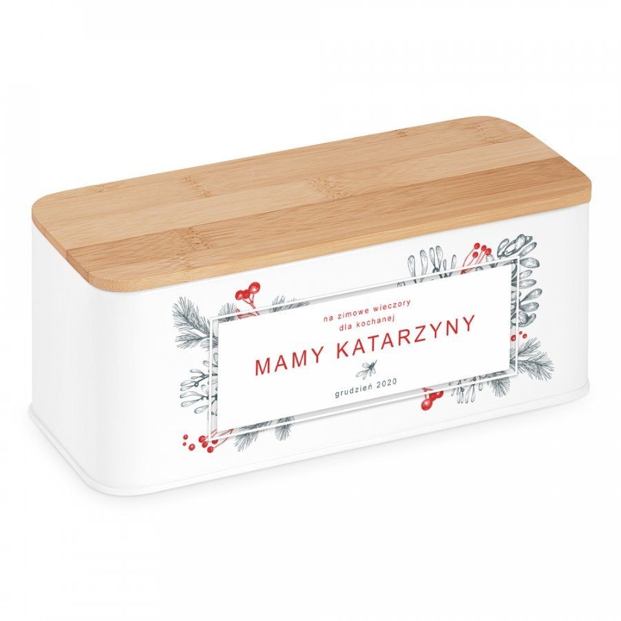Murrano Zestaw Herbat w Metalowym Pudełku Nadruk Zimowy Las PDM1-HERx3-040