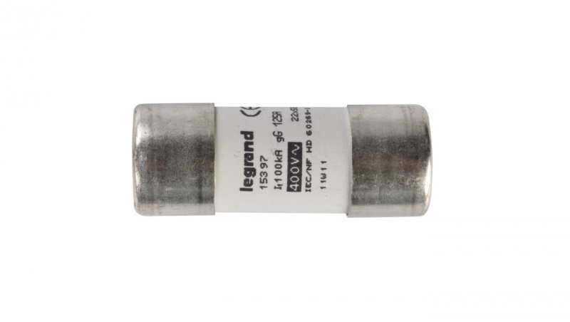 Legrand Wkładka bezpiecznikowa cylindryczna 22x58mm 125A gL 500V HPC 015397 015397