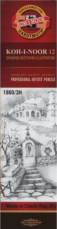 Koh-i-noor Ołówek grafitowy 1860/3H 12szt)