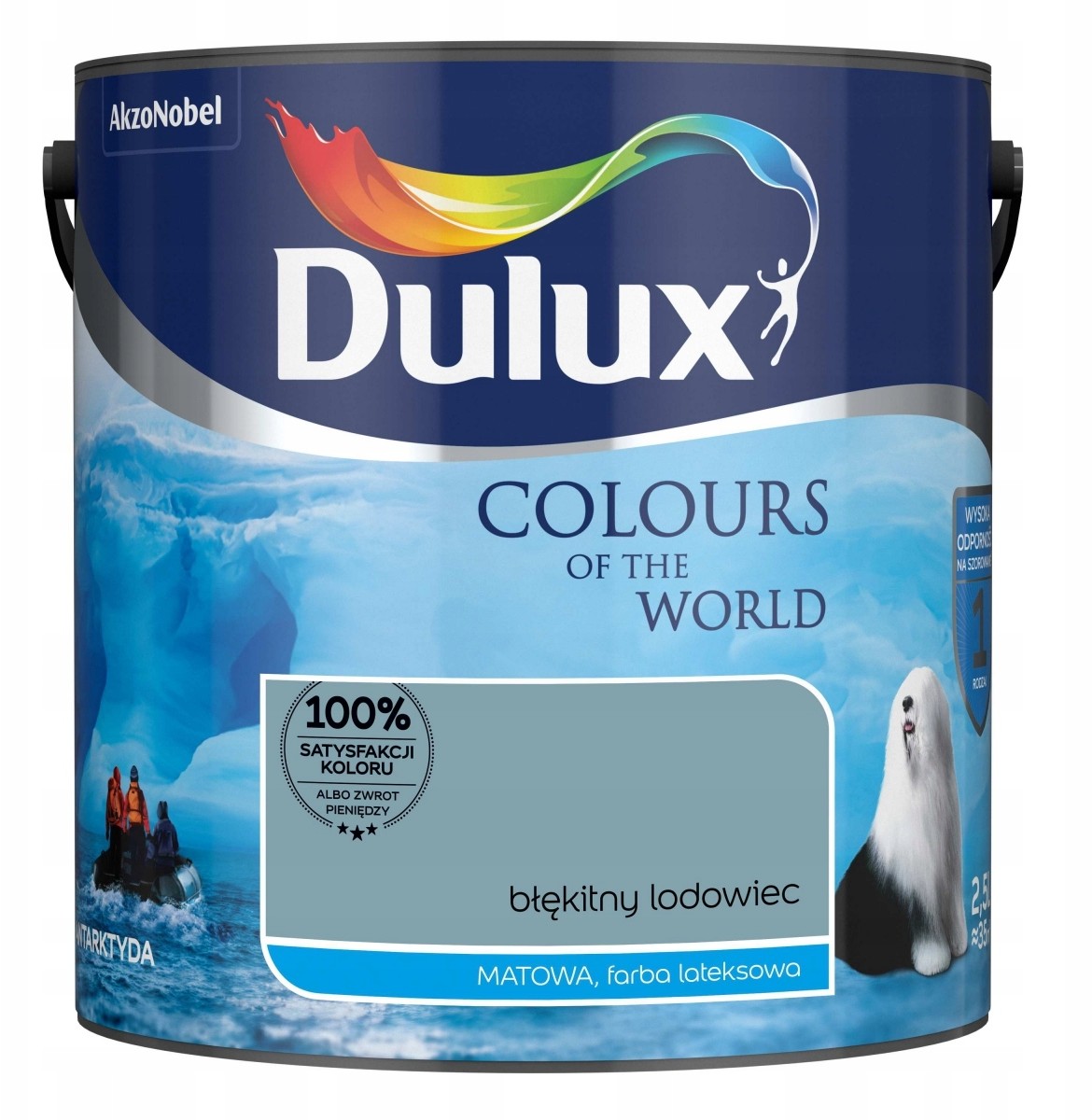 Dulux Dulux Kolory Świata 2,5L Błękitny Lodowiec farba m