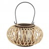 Clayre & Eef Lampion Boho Bambusowy Brązowy E Clayre & Eef 6RO0583