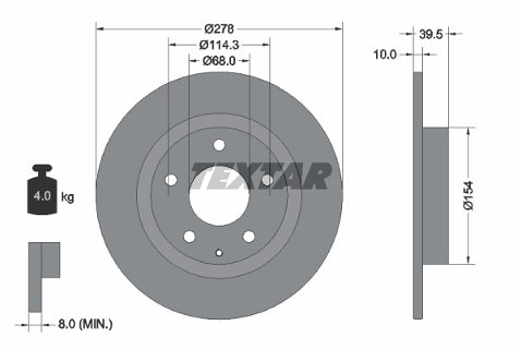 TEXTAR (TMD Friction Services GmbH) (TMD Friction Services GmbH) 92254703 92254703