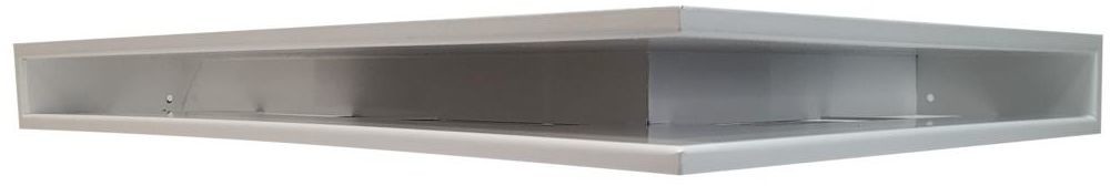 Kratka kominkowa narożna lewy LUFT 40 x 60 x 6 cm biały