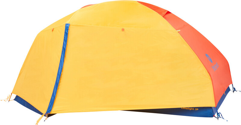 Marmot Limelight 3P Tent, żółty/czerwony 2022 Namioty kopułowe M1230419622ONE