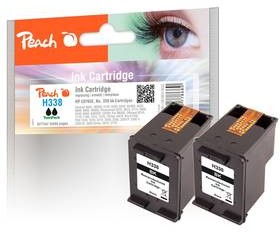 Peach Tusz HP CB331E No 338 2 TwinPack 2x17 ml 313033) Czarna