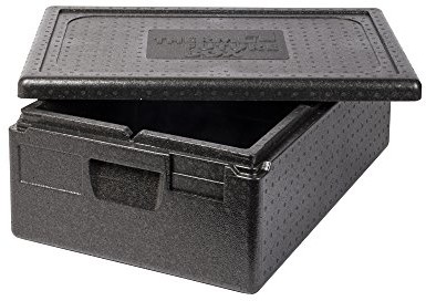Thermo Future Box Box GN 1/1 Premium 167 MM do transportu i Box, EPP (expandiertes izolacyjna polipropylen), czarna, 60 x 40 x 23 cm 10033