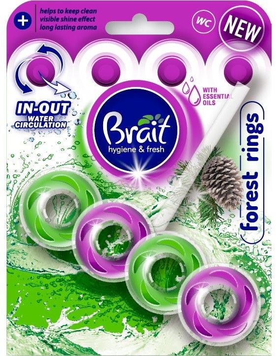 Brait kostka do WC 40g Rings Forest