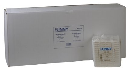 Funny Piccolo serwetek, 1-warstwowe, Bright White, 17 x 17 cm, 10er Pack (10 X 2000 sztuk) AG-172