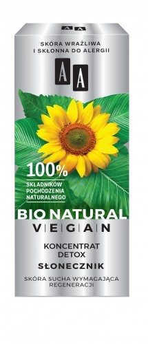 Oceanic Bio Natural Vegan koncentrat detox słonecznik 15ml