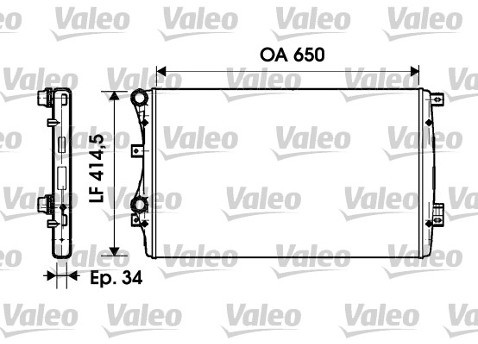 VALEO Chodnica wody 732872