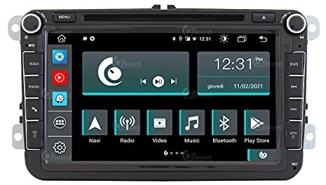 Jf Sound car audio system Custom Fit Radio samochodowe dla Volkswagen Android GPS Bluetooth WiFi USB Full HD Touchscreen Display 9