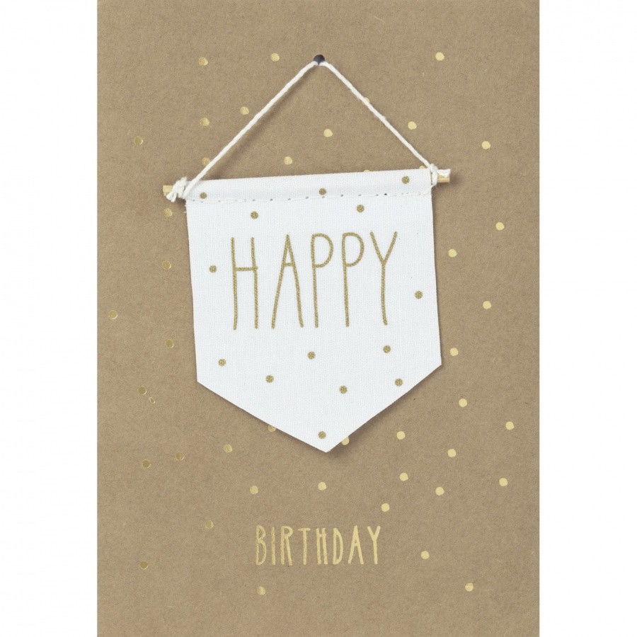 Raeder Kartka z flagą Happy Birthday C62835
