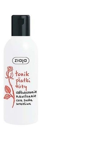 Ziaja Ziaja Płatki Róż tonik oczyszczający do twarzy 200ml 54484-uniw