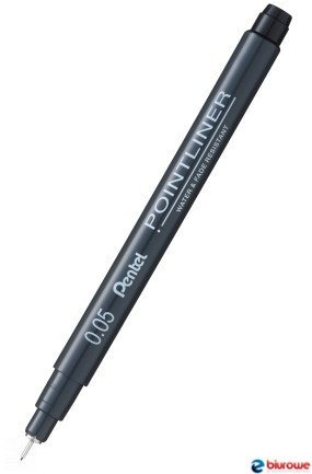 Pentel Cienkopis kalibrowany POINTLINER czarny S20P-05A S20P-05A