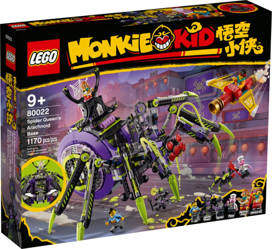 LEGO MONKIE KID BAZA ARACHNOIDÓW SPIDER QUEEN 80022
