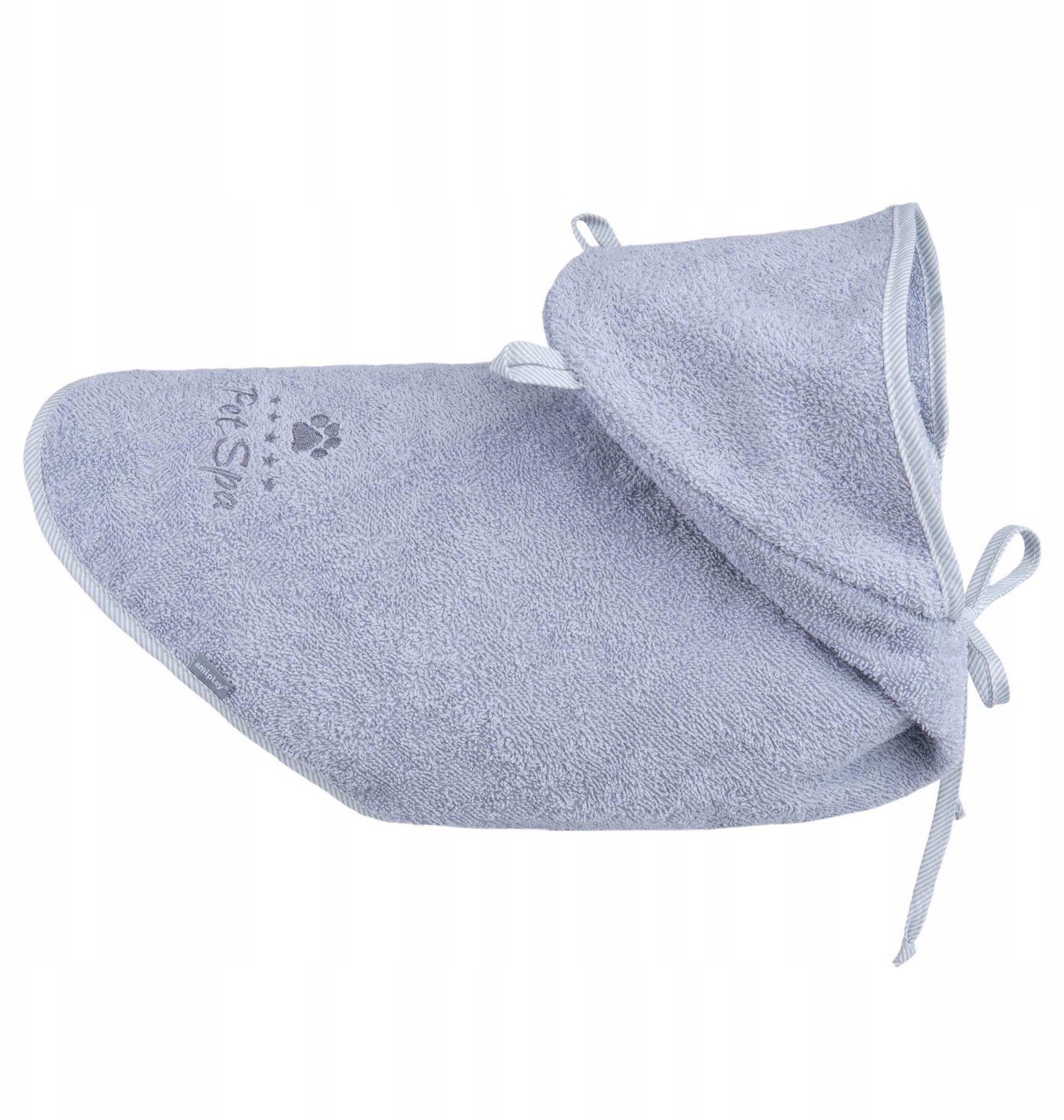 Ami Play Pelerynka kąpielowa dla psa spa 50cm szary