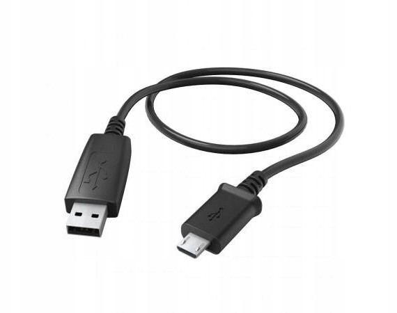 Hama Kabel Usb - microUSB 0.6m czarny