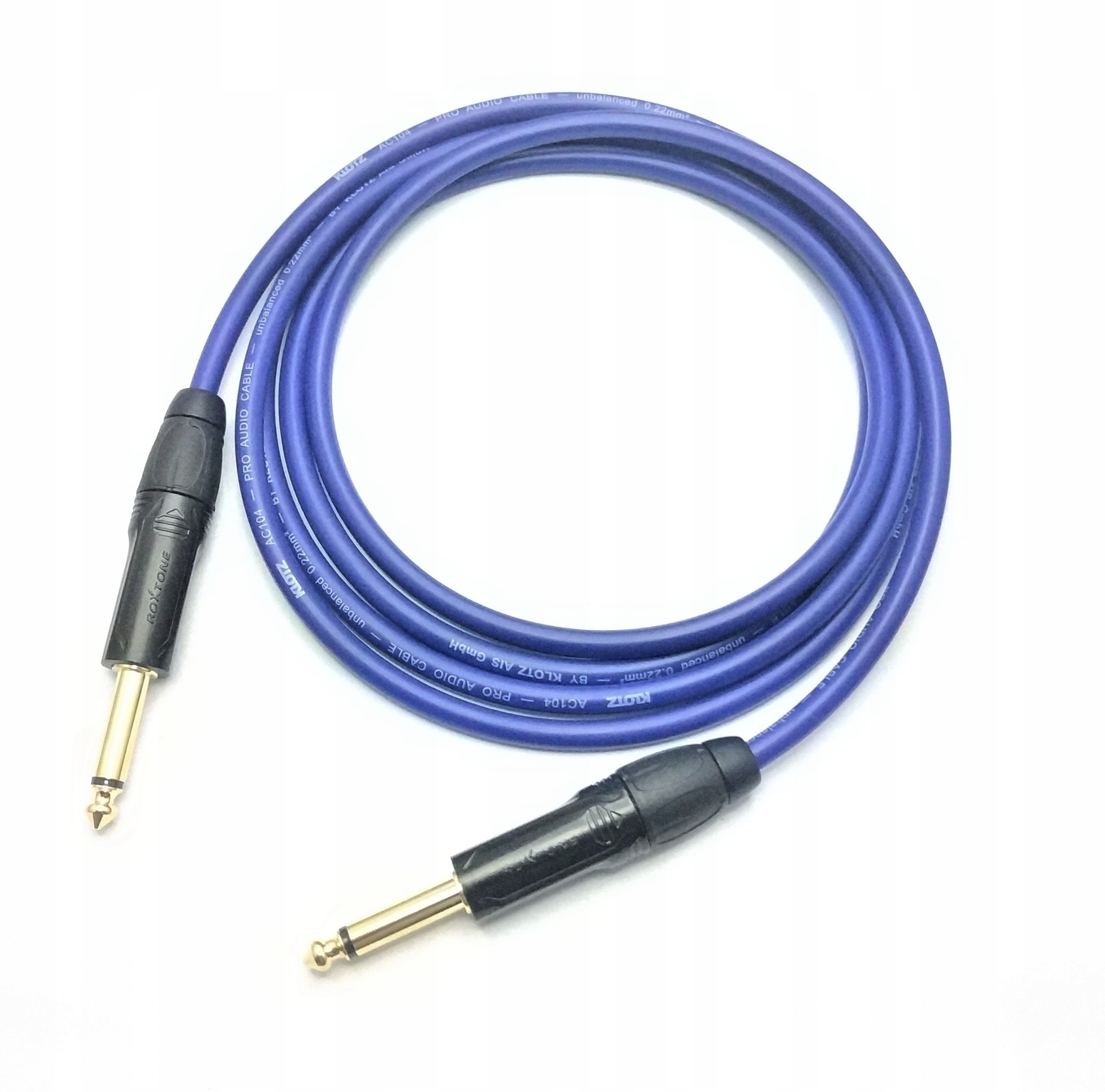 Klotz Kabel gitarowy Jack 6,3mm Roxtone 7m