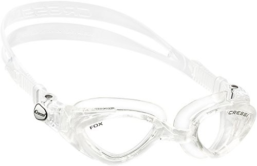 Cressi Fox okulary do pływania, Made in Italy, przezroczysty, jeden rozmiar FBA_DE202160