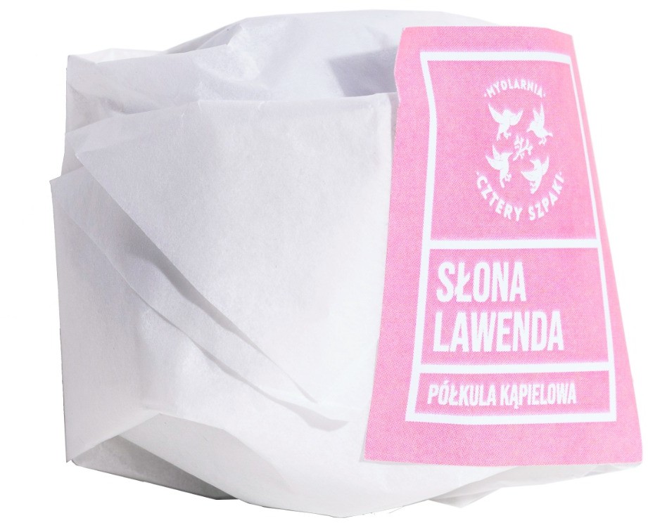 Mydlarnia Cztery Szpaki - Półkula kąpielowa Słona Lawenda 55g