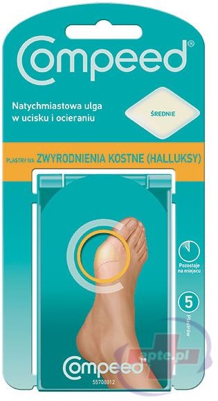 Johnson&Johnson Compeed na halluksy 5 szt.