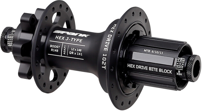 Shimano Spank Spank Hex Drive 102T Rear Hub 12x148mm HG 32H 2022 Piasty MTB SP-HUB-0016/1/32