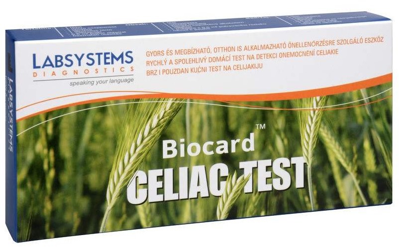 Biocard Celiakia - Test na nietolerancje glutenu